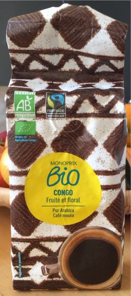 Cafe moulu bio congo