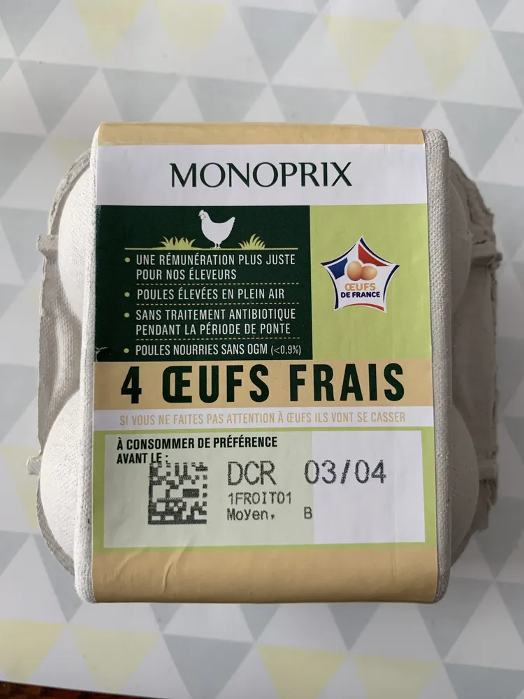 Oeufs frais