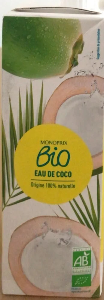 Bio eau de coco