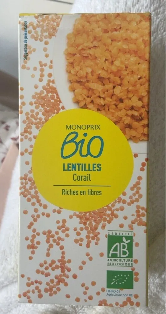 Lentilles Corail