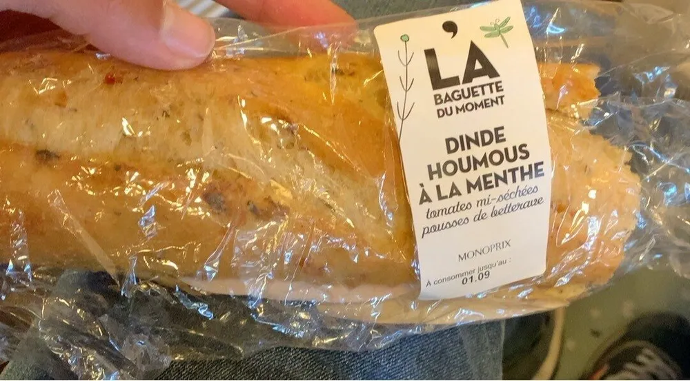 Dinde houmous a la menthe