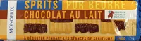 Sprits chocolat au lait pur beurre