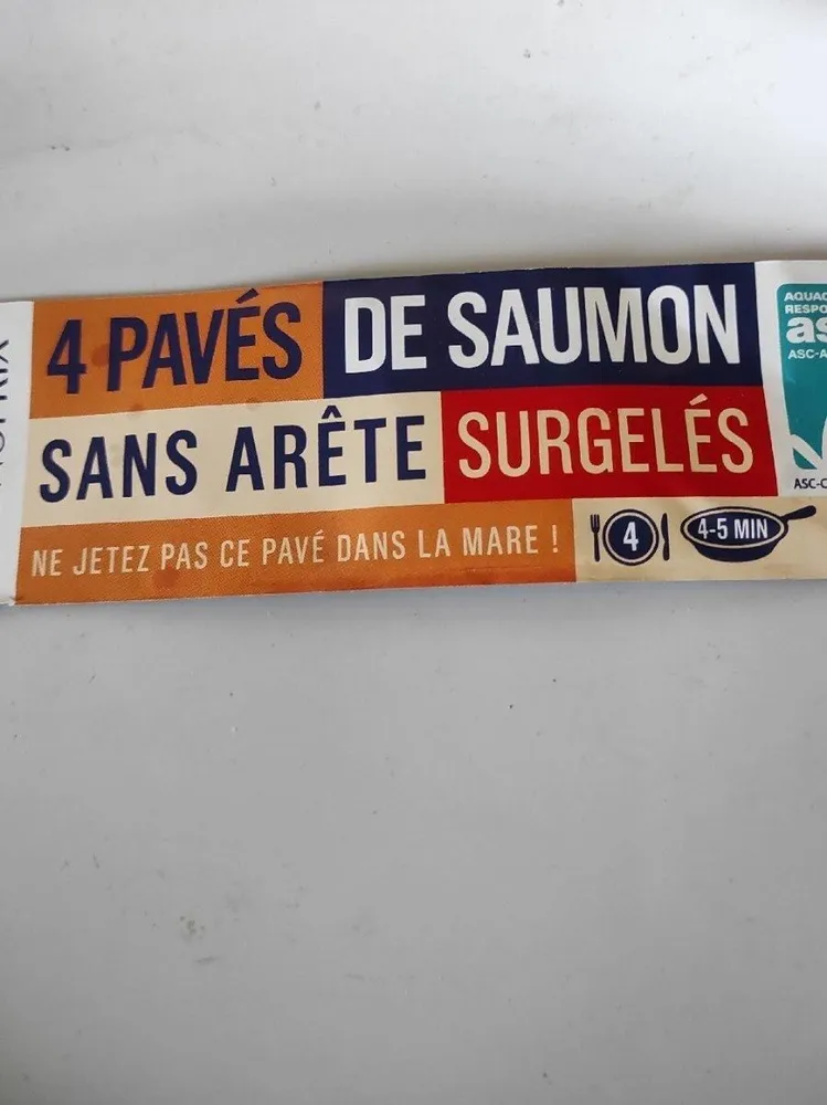 PAVÉS DE SAUMON SURGELÉS