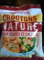 Croûtons nature pour soupe et salades