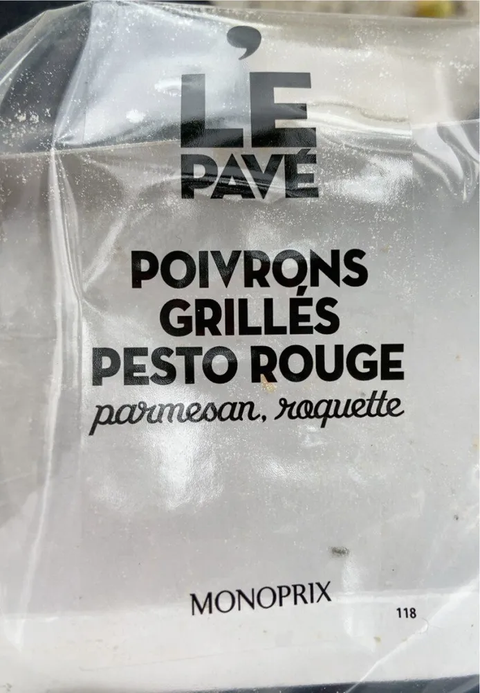POIVRONS GRILLÉS PESTO ROUGE
