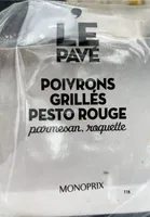 POIVRONS GRILLÉS PESTO ROUGE