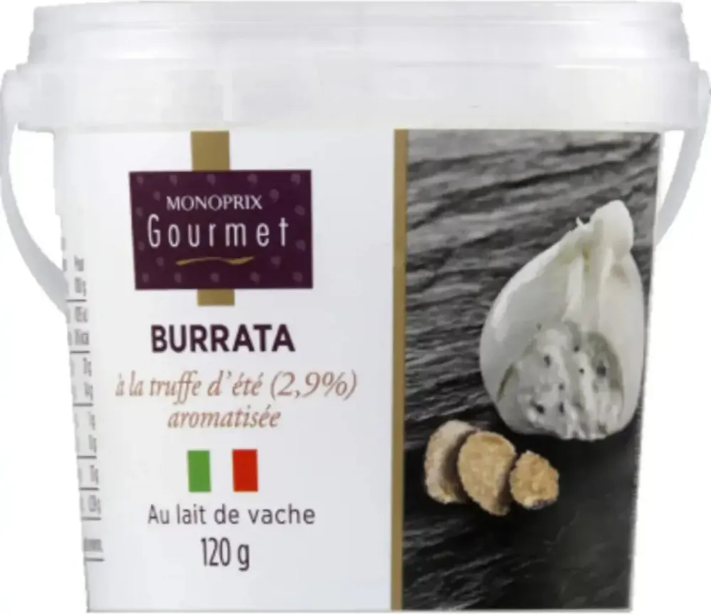 Burrata à la truffe d'été