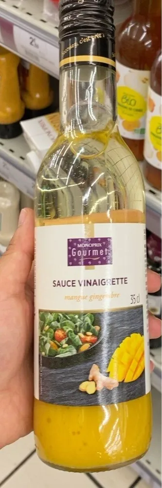 Sauce vinaigrette mangue gingembre