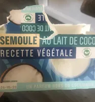 semoule au lait de coco vegan