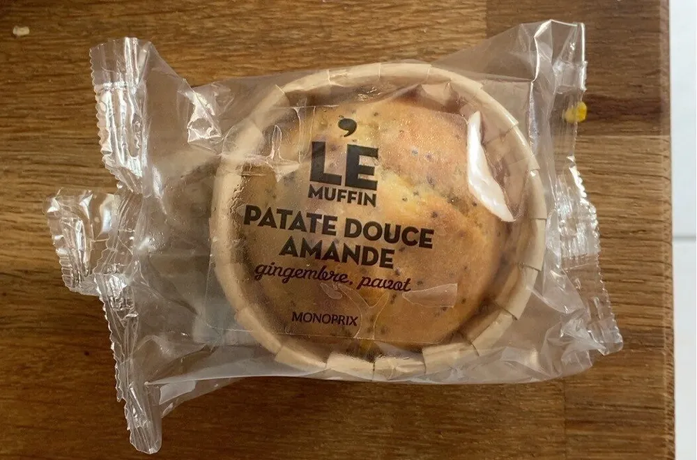 Muffin Patate douce amande