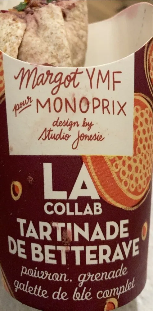 LA COLLAB Tartinade de betterave, poivron, grenade