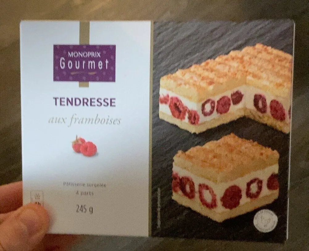 Tendresse au framboise
