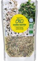 Graines toastées courge, tournesol, sarrasin et lin doré bio