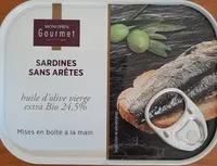 Sardines sans arêtes a l'huile vierge extra bio