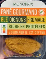 Le végétal Pané gourmand blé oignons fromage