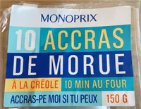 19 accras de morue