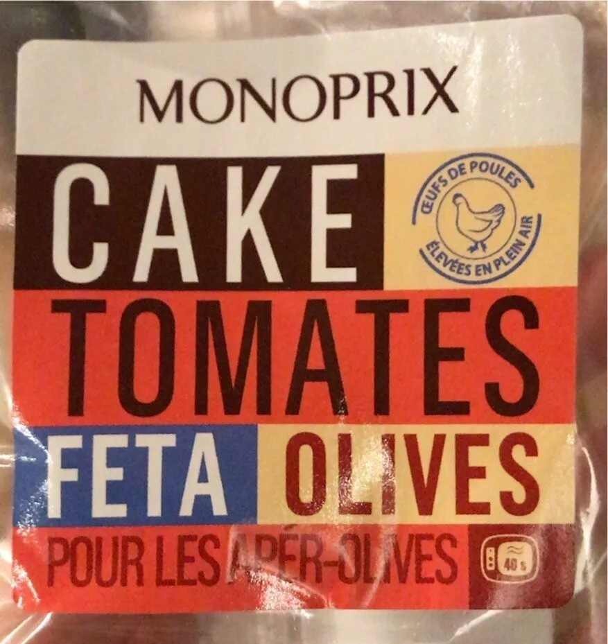 Cake tomates feta olives