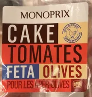 Cake tomates feta olives