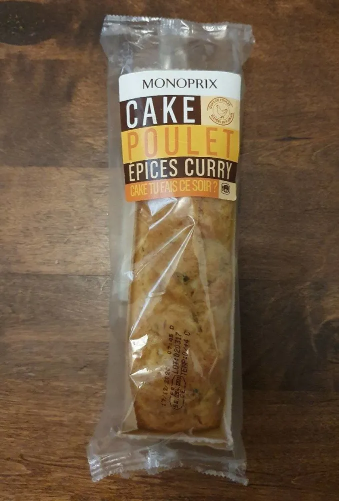Cake Poulet - Épices Curry