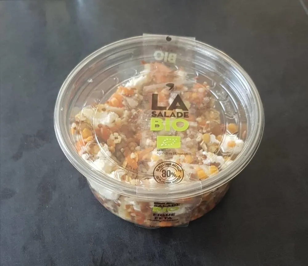 Salade bio figues féta multigraines