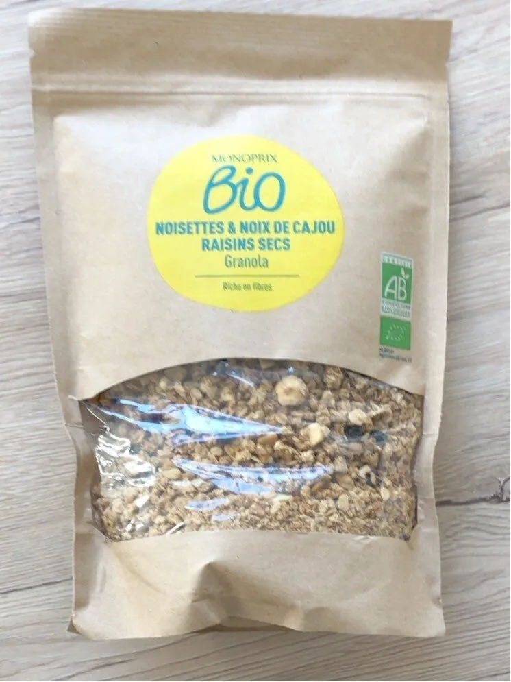 Granola noisettes & noix de cajou