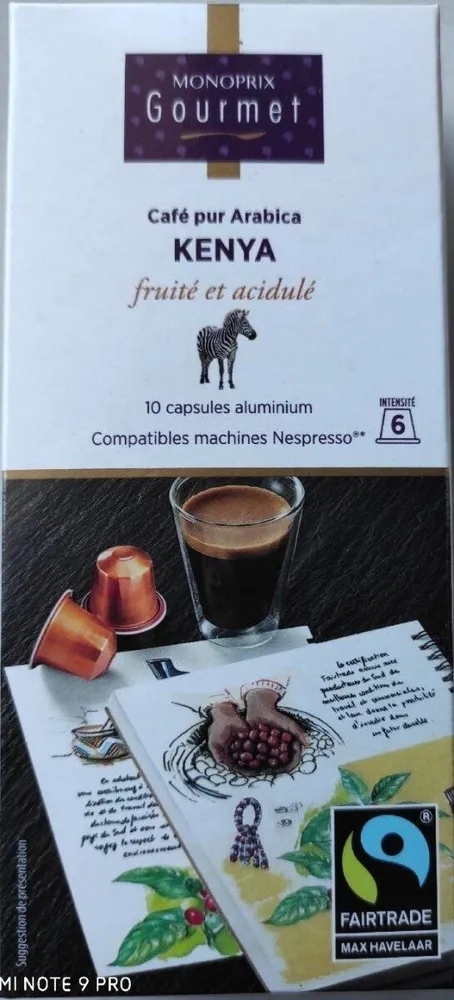 Café pur arabica Kenya