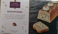 Bûche pâtissière mousse marron mousse vanille