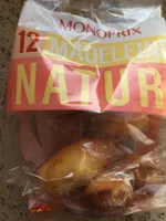 Madeleines nature