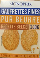 Gaufrettes fines pur beurre recette belge