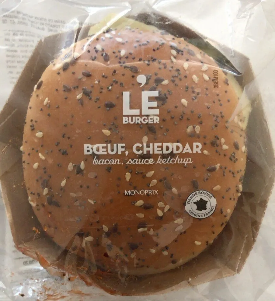 Burger cheddar