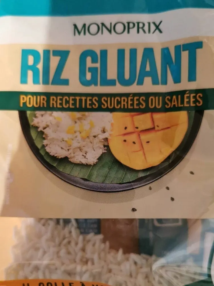 Riz gluant