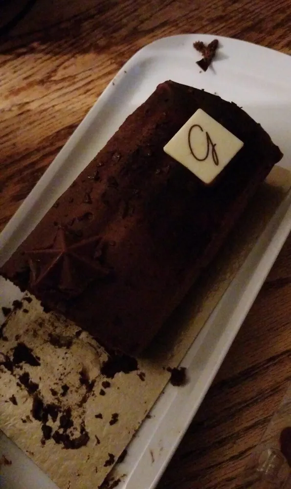 Bûche crème au beurre chocolat
