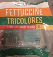 Fettuccine tricolores