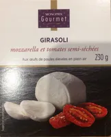 Girasoli mozzarella et tomates semi-séchées