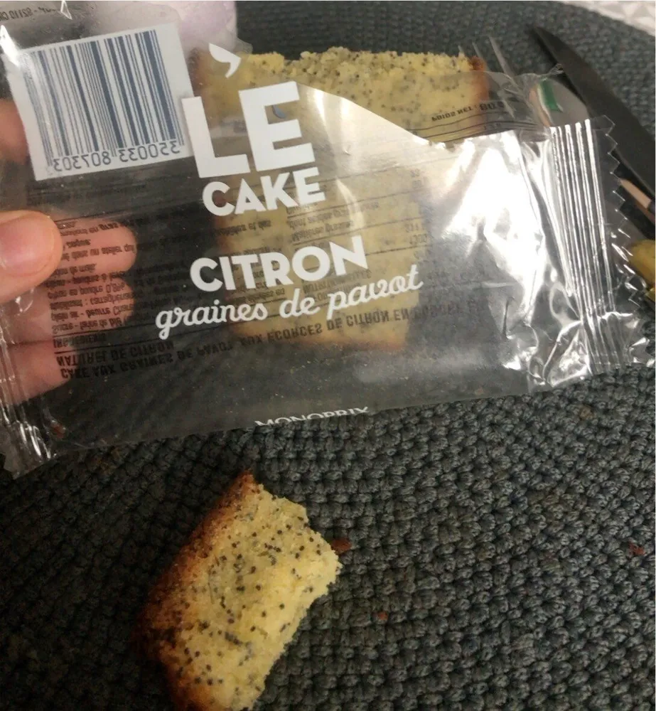 Le cake citron