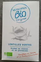 lentilles vertes