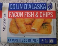 Filets de colin façon fish & chips