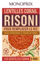 Risoni de Lentilles corail