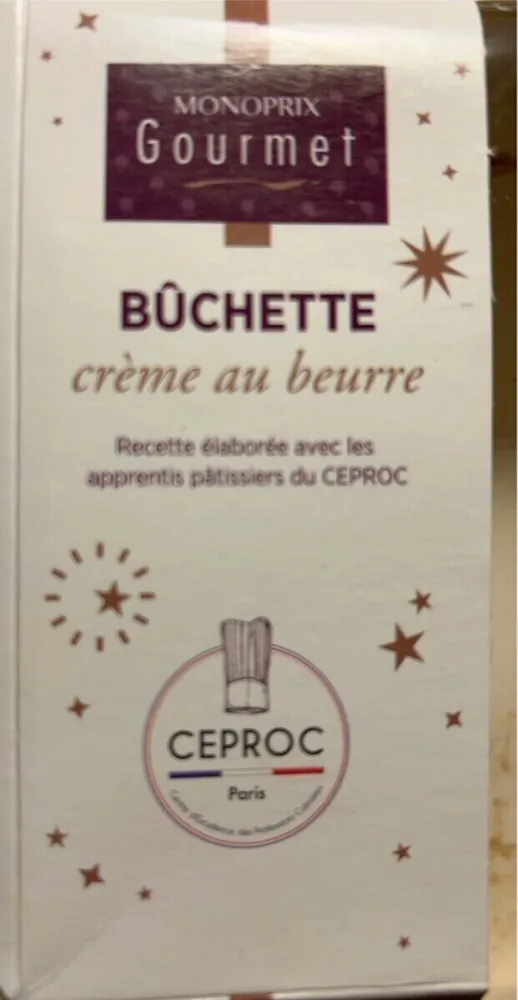 Buchette crème au beurre