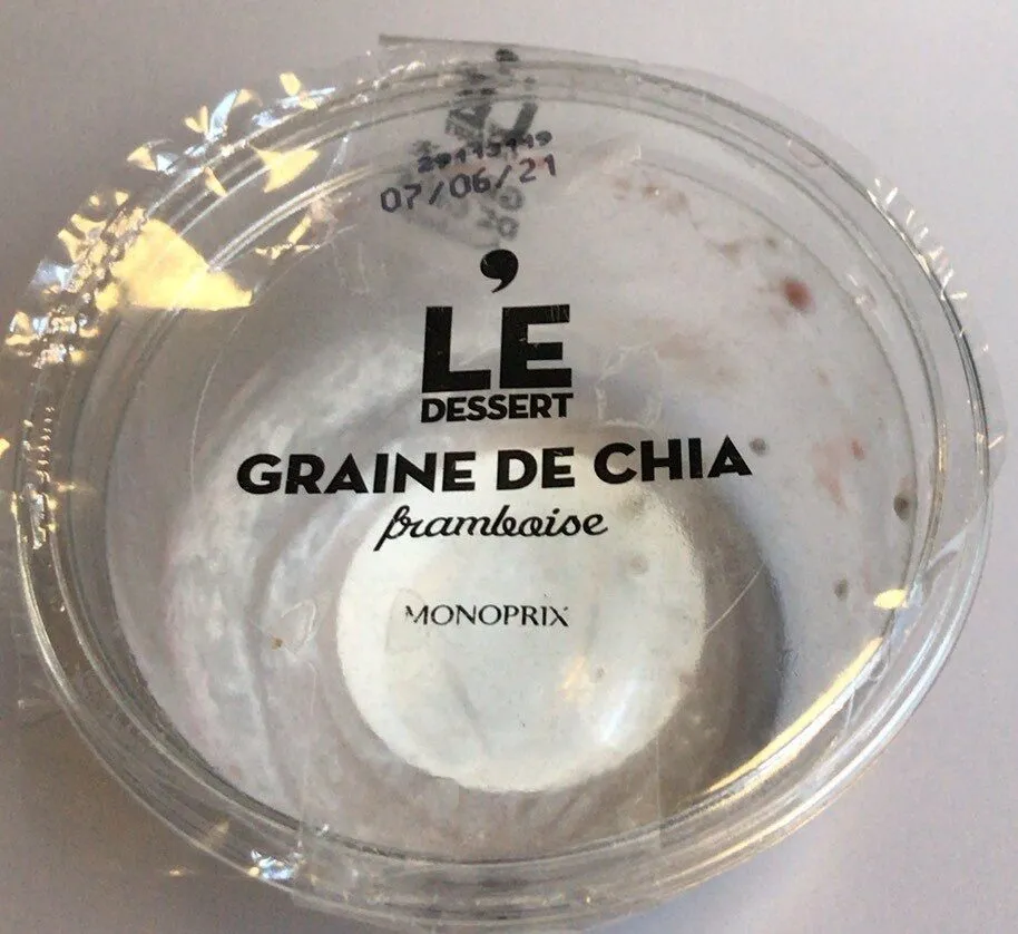 LE Dessert Graine de chia framboise
