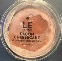 Le Desserr Façon cheesecake framboise, note de rose