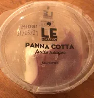 Panna Cotta fruits rouges