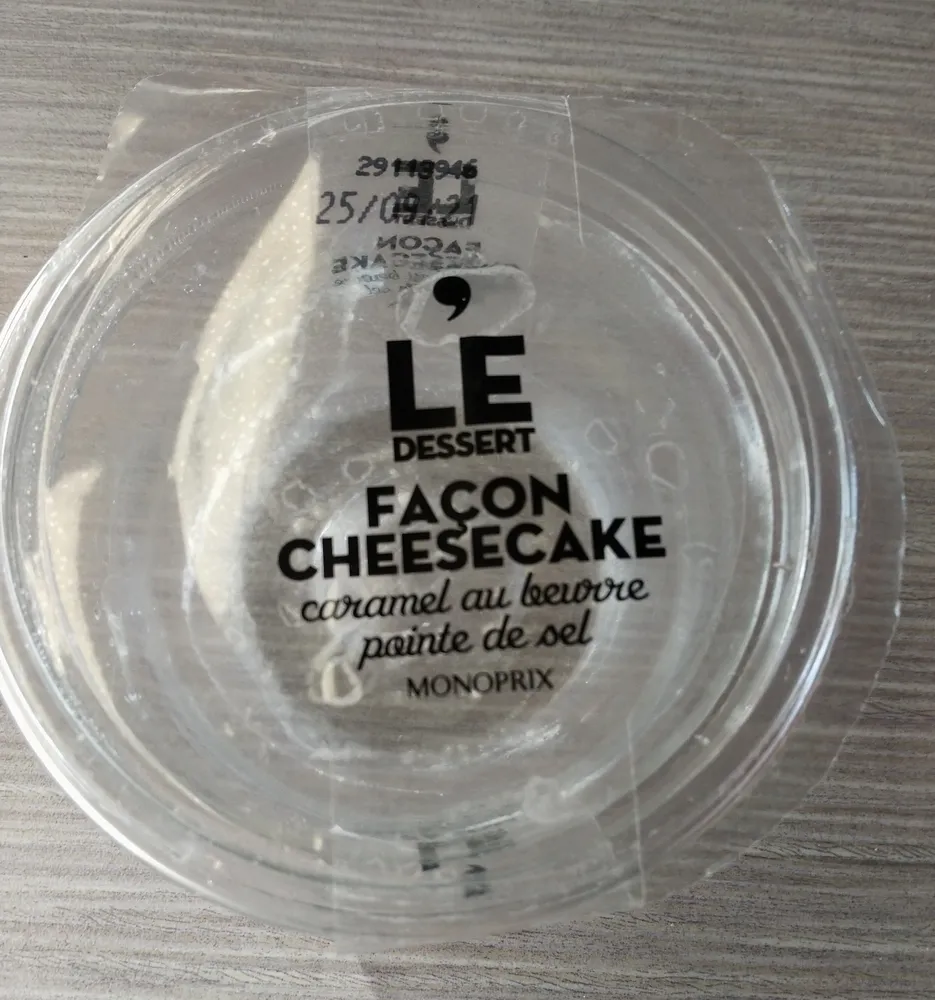 Fromage blanc façon cheesecake