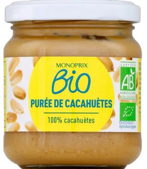 Purée de cacahuètes bio