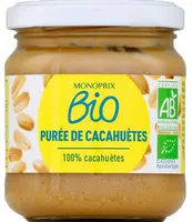 Purée de cacahuètes bio