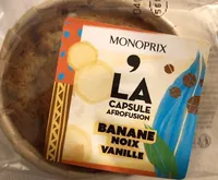 ‘LA CAPSULE afrofusion banane vanille noix