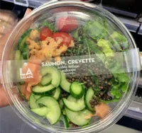 Salade saumon, crevette
