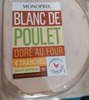 Blanc de poulet doré au four