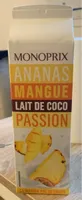 Ananas mangue lait de coco passion