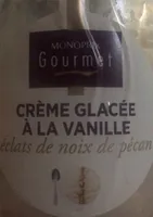 Creme glacée à la vanille éclats de noix de pécan